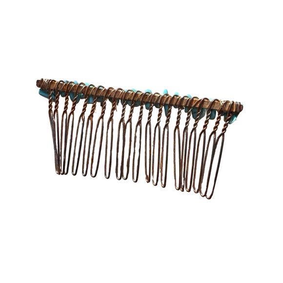 Turquoise Hair Comb - Picture 2 of 5